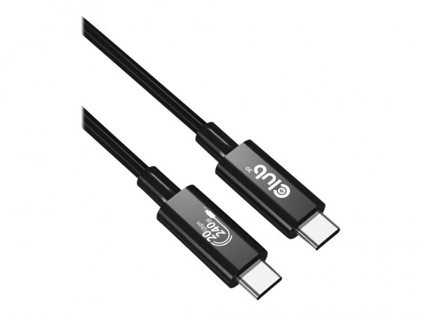 Club 3D CAC-1575 - 2 m - USB C - USB C - USB4 Gen 2x2 - 20 Gbit/s - Nero