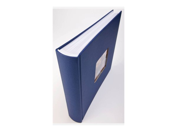 walther design FA-208-L Fotoalbum B x H Blau 100 Seiten