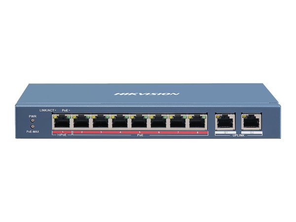 Hikvision DS-3E0310HP-E - Non gestito - Fast Ethernet (10/100) - Full duplex - Supporto Power over E