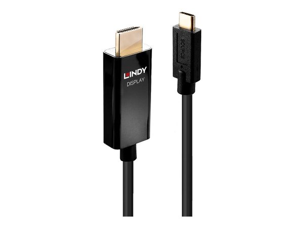 Lindy 43292 - 2 m - USB tipo-C - HDMI tipo A (Standard) - Maschio - Maschio - Dritto