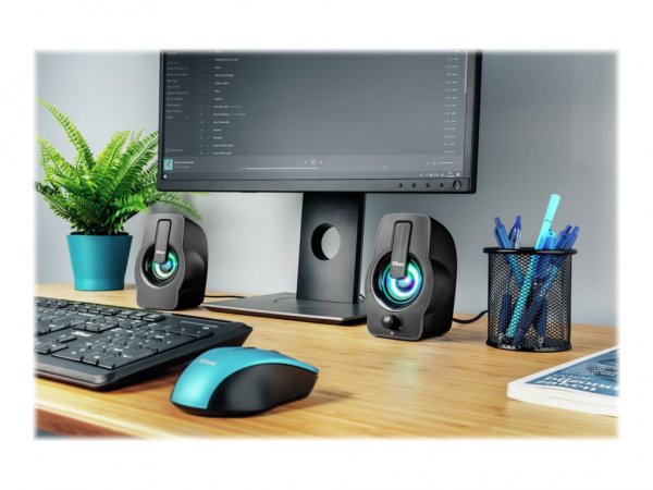 Trust Gemi - 2.0 canali - Cablato - 6 W - 20 - 20000 Hz - Nero