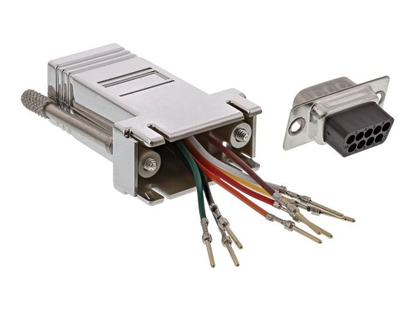InLine Adattatore modulare telefonico RS232 Sub-D 9pin m. a RJ45 f.