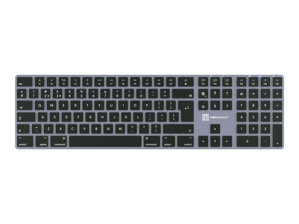 Logickeyboard Titan - Tastatur - Mac - hintergrundbeleuchtet - - QWERTY - Tastiera - QWERTY