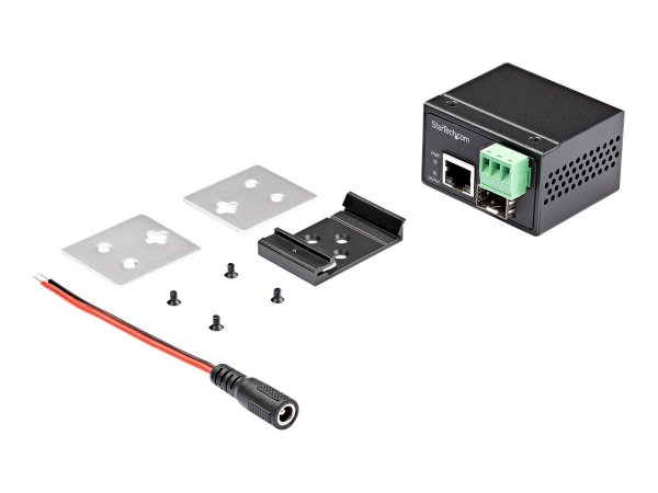 StarTech.com Media Converter fibra ottica a Ethernet - Convertitore industriale da fibra a rame 100