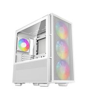 Deepcool CH560 WH - Midi Tower - PC - Bianco - ATX - EATX - micro ATX - Mini-ITX - ABS - Acciaio - V
