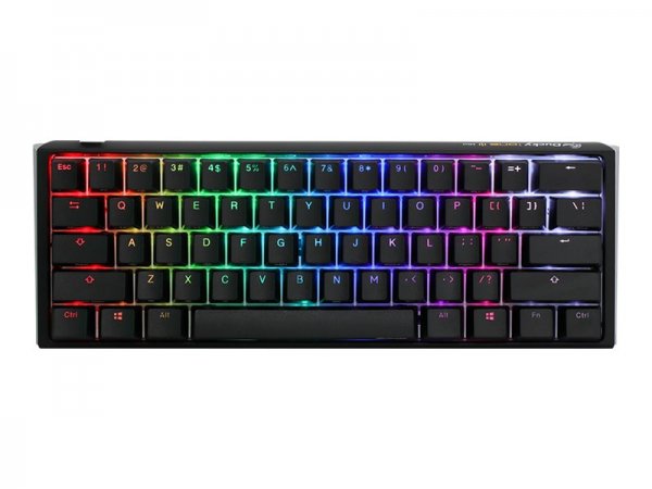 Ducky One 3 Classic Mini - Cablato - USB - Interruttore a chiave meccanica - LED RGB - Nero - Bianco