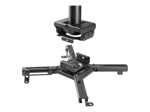 Neomounts CL25-530BL1 Supporto a soffitto beamer - alt. 25,5 cm - montaggio facile - mobilità comple