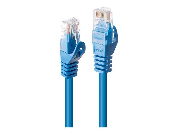 Lindy Basic Cat.6 U/UTP Kabel blau - Cavo - Rete
