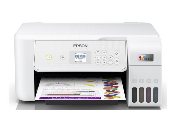Epson EcoTank ET-2876 - Ad inchiostro - Stampa a colori - 5760 x 1440 DPI - A4 - Stampa diretta - Bi