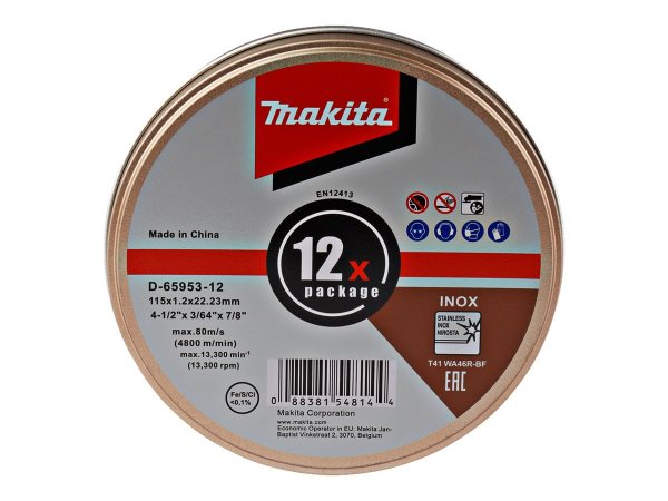 Makita D-65953-12 Trennscheibe 115 mm 12 St.