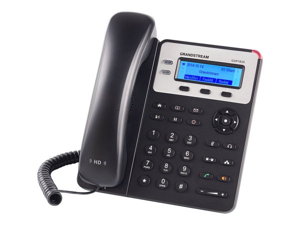 Grandstream GXP1620 - Telefono DECT - Telefono con vivavoce - 500 voci - Nero