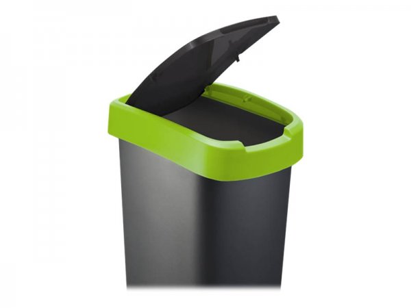 Rotho Twist - 25 L - Rettangolare - Polipropilene (PP) - Nero - Manuale - 252 mm