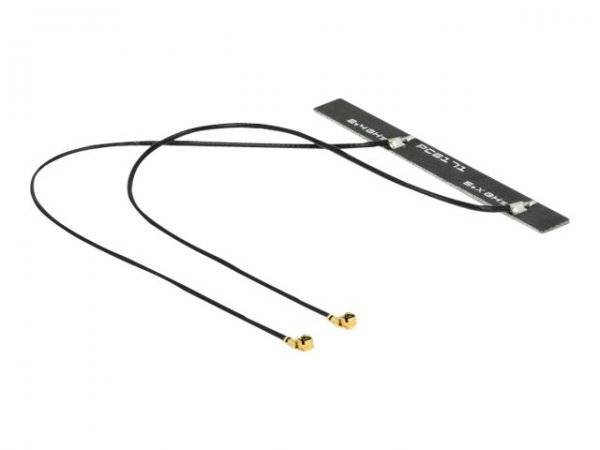 Delock WLAN Doppelantenne - Antenne - 802.11 a/b/g/n/ac - WLAN - 5 dB