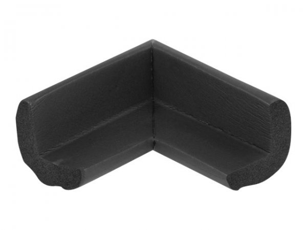 Delock Protezione dei bordi in schiuma autoadesiva 70 x 67 x 35 mm nera - Nero - Cloruro di polivini