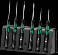 Wera 2052/6 Elektroniker Schraubendrehersatz+ Rack