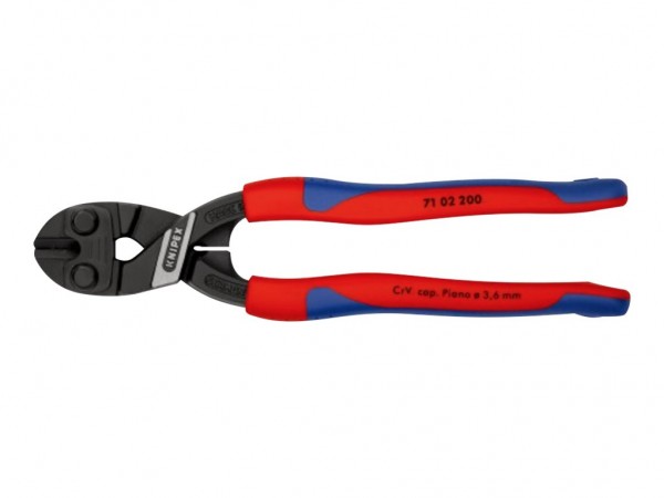 KNIPEX CoBolt - Pinze per tagliabulloni - Acciaio al cromo vanadio - Plastica - Blu - Rosso - 200 mm