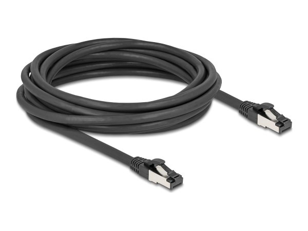 Delock RJ45 Netzwerkkabel Cat.8.1 S/FTP 40Gbps schwarz - Cavo - Rete