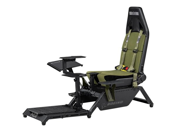 Next Level Racing Flugsimulations-Cockpit Boeing Military Edition schwarz-oliv
