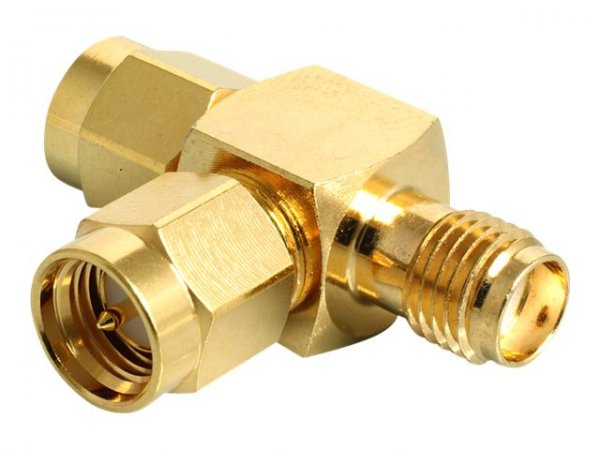 Delock 88710 - Oro - Adattatore - Antenna / tv Coassiale - WLAN