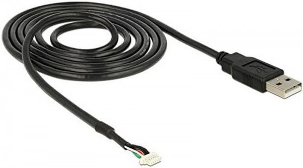 DeLOCK USB 2.0 AM/5 pin V5 1.5m cavo per fotocamera (Male Connector/Male Connector)