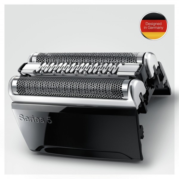 Braun Testina Di Ricambio 52S Color Argento - Compatibile Con I Rasoi Series 5 - 5090cc - 5070cc - 5