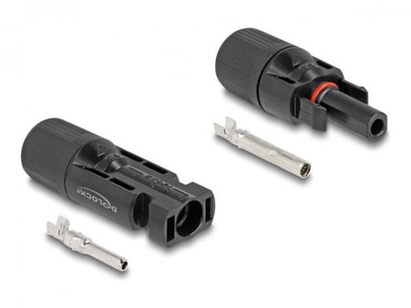 Delock DL4 Solar Steckverbinder für Kabel zum Crimpen