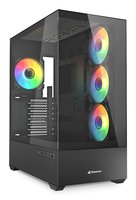 Sharkoon Gehäuse AK6 RGB ATX 1xGlas schwa - Torre - ATX