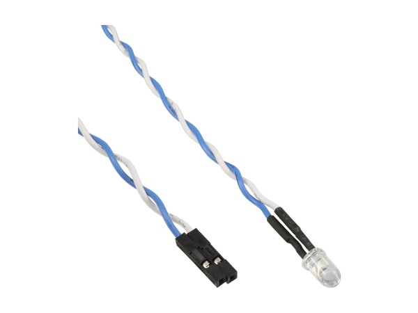 InLine HDD/LED di alimentazione per collegamento scheda madre - blu - 5 mm - 0,8 m
