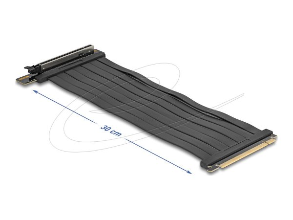 Delock Riser Karte PCI Express 5.0 x16 St zu x16Slot Ka - Cavo - Video/analogico