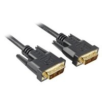 Sharkoon 3m DVI-D to DVI-D (18+1) - 3 m - DVI-D - DVI-D - Nero - Maschio/Maschio