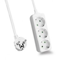 Helos Steckdosenleiste CLASSIC 3-fach weiss ohne Schalter - Strip alimentazione