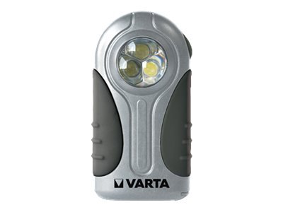 Varta LED Silver Light 3AAA - Hand flashlight - Black,Silver,Transparent - Acrylonitrile butadiene s