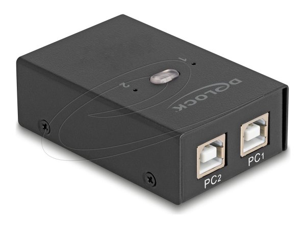 Delock USB 2.0 Switch für 2 PC an 4 Geräte - Digitale/dati