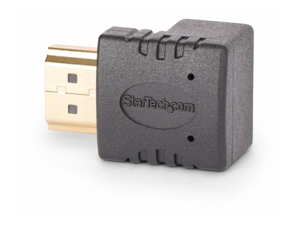 StarTech.com Down Angle HDMI 2.0 Adapter 90-Degree Port Saver M/F - Adattatore - Digitale/display/vi