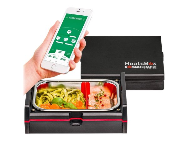 ROMMELSBACHER HB 100 HeatsBox Beheizbare Lunch Box mit App Steuerung HB100