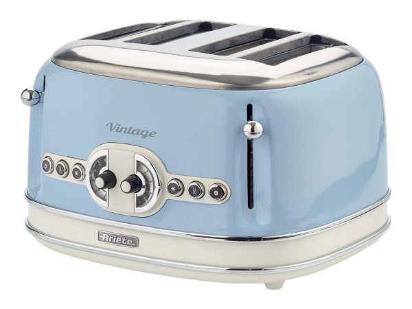 Ariete 0156/05 - 4 fetta/e - Blu - Pulsanti - 1600 W - 319 mm - 205 mm