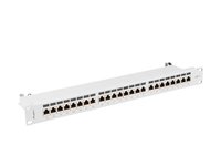 Lanberg PPS7-1024-S - Cat7 - F/UTP (FTP) - Grigio - ABS - Metallo - Montaggio a rack - 1U