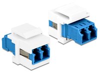 Delock 86357 - Blu - Bianco - LC Duplex - LC Duplex - 21,8 mm - 34,5 mm - 17,9 mm