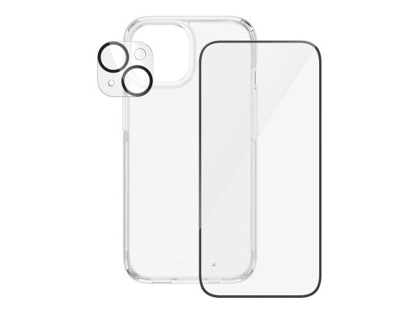 PanzerGlass ® 3-in-1 Bundle iPhone 15 - Apple - Apple - iPhone 15 - Applicazione a secco - Resistent
