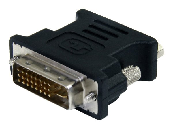 StarTech.com Adattatore DVI a VGA - Cavo Convertitore DVI a VGA - Maschio / Femmina - Nero - DVI-I -