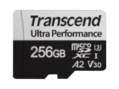 Transcend TS256GUSD340S - 256 GB - MicroSDXC - Classe 10 - UHS-I - 160 MB/s - 125 MB/s