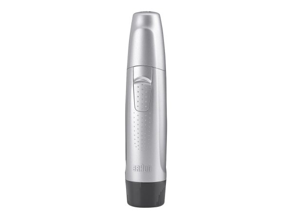 Braun Exact Series EN 10 - Orecchio - Naso - Nero - Argento - Mini Stilo AAA - 60 min