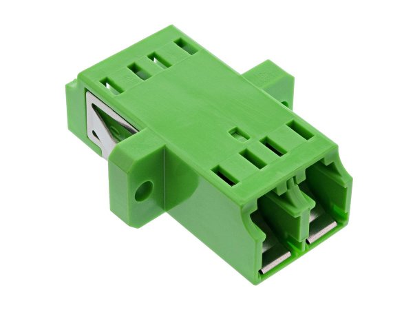 InLine Accoppiatore in fibra ottica duplex LC/LC - monomodale - verde