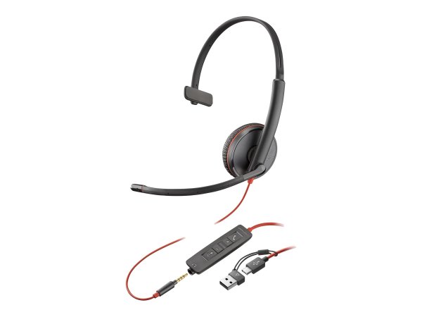 Poly Blackwire 3215 Headset USB-C+ - Cuffia - Mono