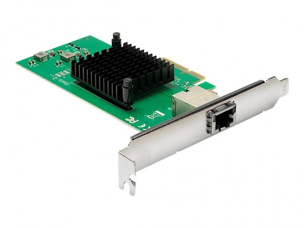 Inter-Tech ST-7267 - PCIe - RJ-45 - PCI 2.0 - Verde - Argento - PC - Passivo