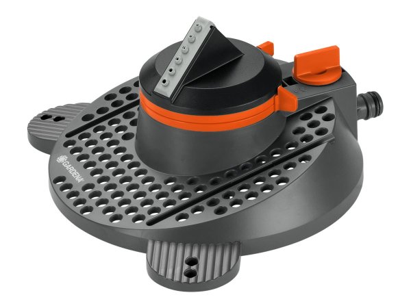 Gardena 2065 - Spruzzatore d'acqua circolare - 310 m² - Grigio - Arancione