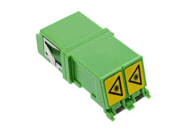 InLine Accoppiamento in fibra ottica - duplex LC/LC - monomodale - verde