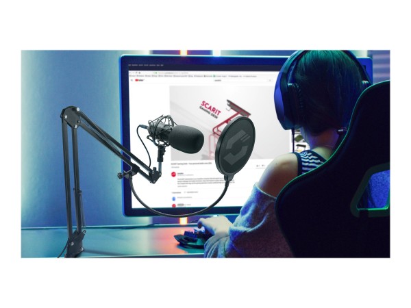 SPEEDLINK Volity Ready - Microfono da studio - -38 dB - 30 - 16000 Hz - 2200 ? - 24 bit - 96 kHz