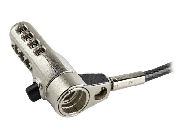 StarTech.com Cavo di sicurezza universale a combinazione per computer portatile da 2m - 3 in 1 - Luc