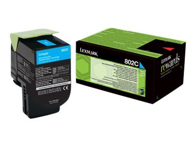 Lexmark 802C - 1000 pagine - Ciano - 1 pz
